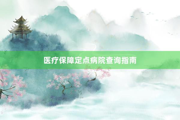 医疗保障定点病院查询指南